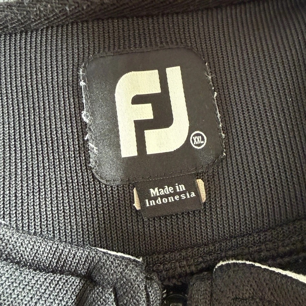 FootJoy Harding Park Quarter Zip Golf Vest Mens XXL Gray Performance Classic - Picture 5 of 10